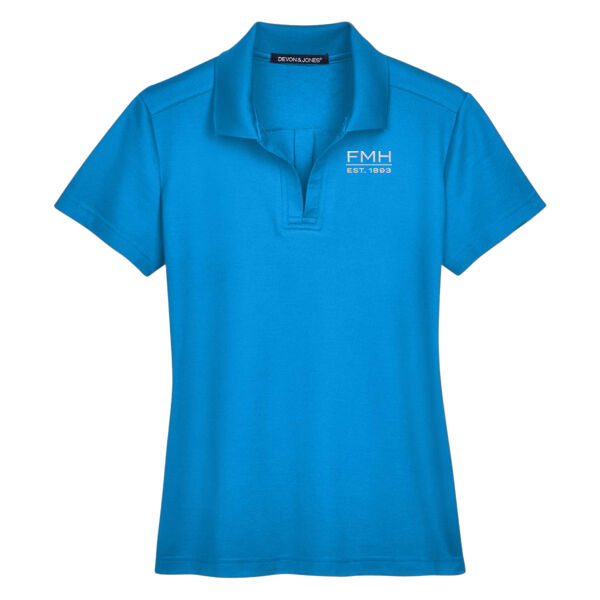 FMH - Women's CrownLux Performance® Plaited Polo Thumbnail