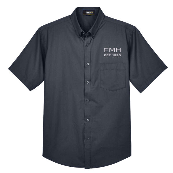 FMH - Men's Optimum Short Sleeve Twill Dress Shirt Thumbnail